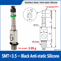 SMT+3.5 — Black Anti-static Silicone