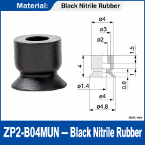ZP2-B04MUN — Black Nitrile Rubber