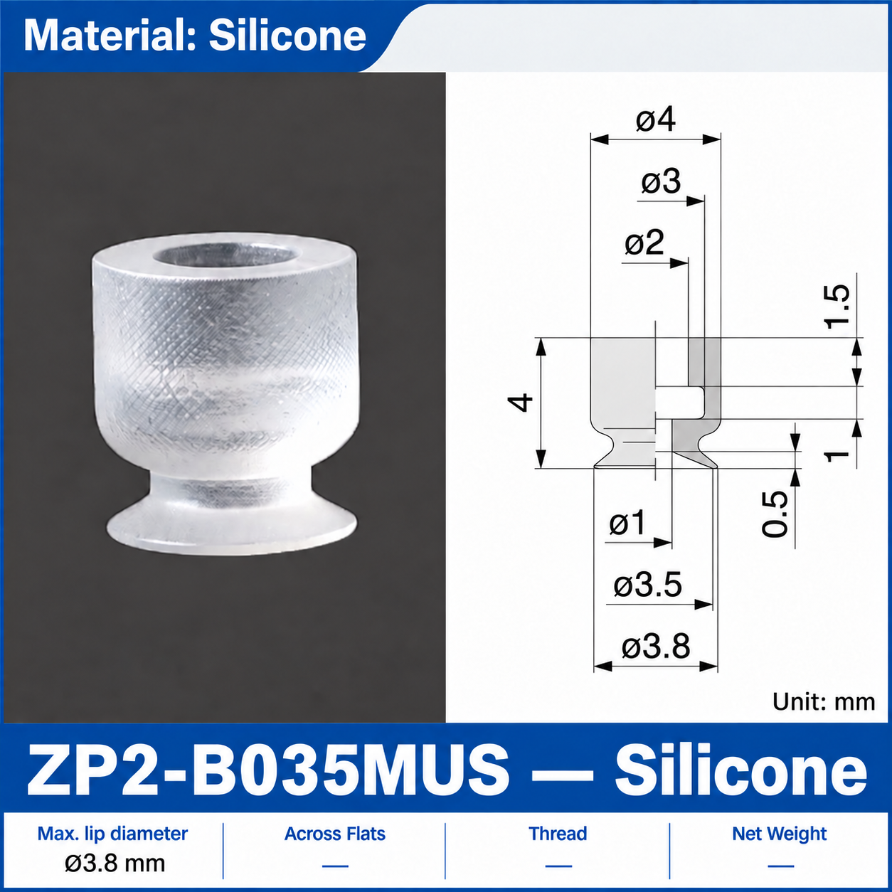 ZP2-B035MUS — Silicone