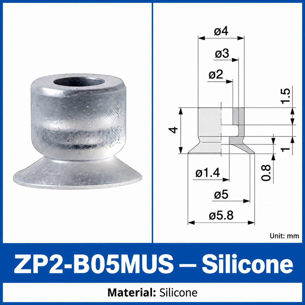 ZP2-B05MUS — Silicone