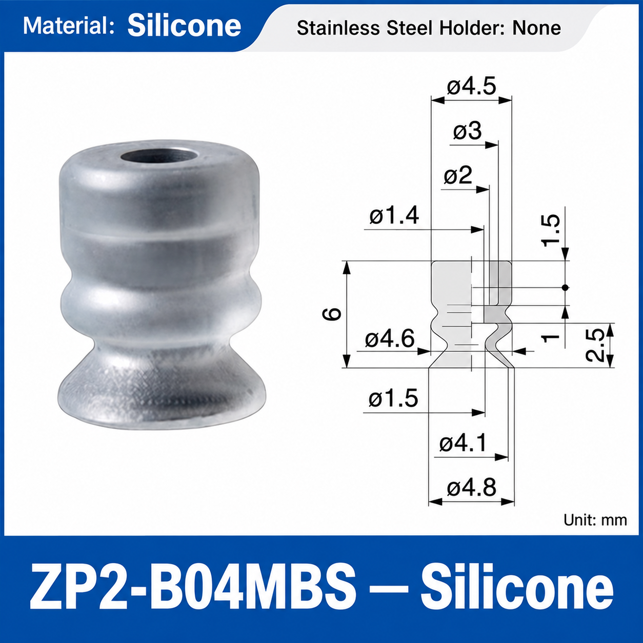 ZP2-B04MBS — Silicone