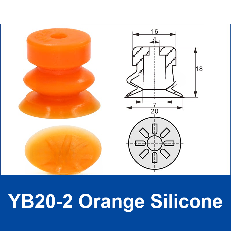 YB20-2 Orange Silicone | clean product image