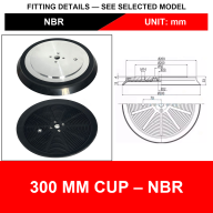 Heavy-Duty Vacuum Cups & Square-Tube Mount Assemblies – NBR/Silicone