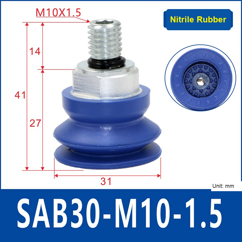 SAB30-M10×1.5 vacuum suction cup or fitting
