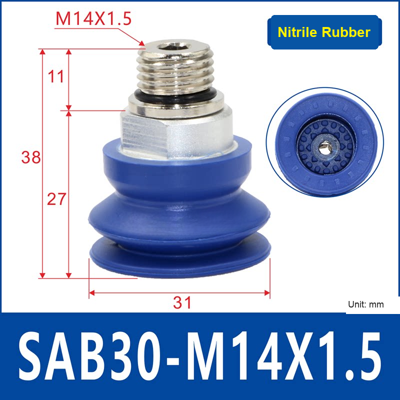 SAB30-M14×1.5 vacuum suction cup or fitting
