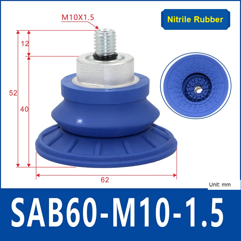 SAB60-M10×1.5 vacuum suction cup or fitting