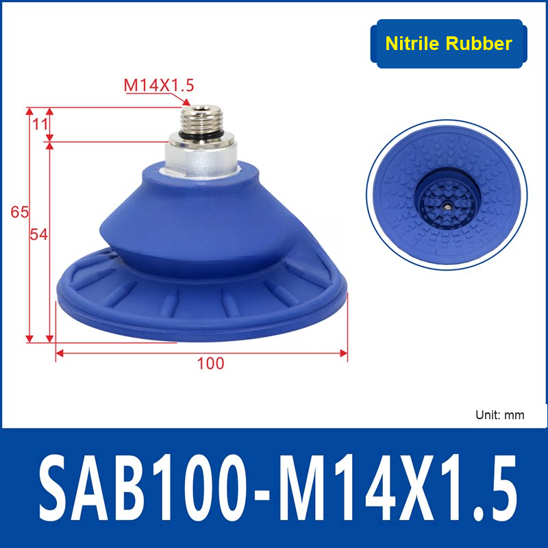 SAB100-M14×1.5 vacuum suction cup or fitting