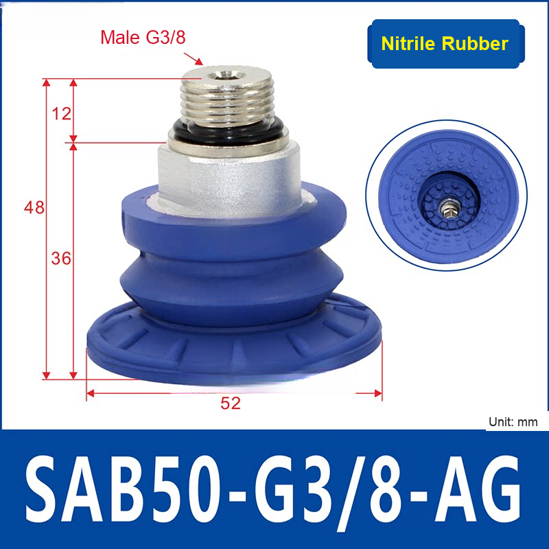 SAB50-G3/8-AG vacuum suction cup or fitting