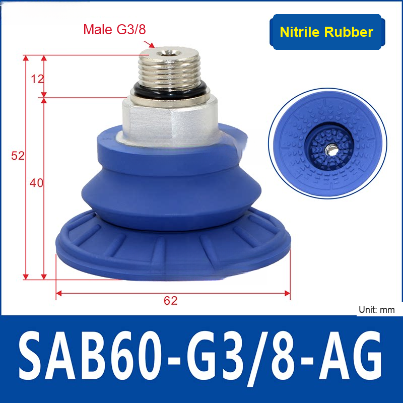 SAB60-G3/8-AG vacuum suction cup or fitting