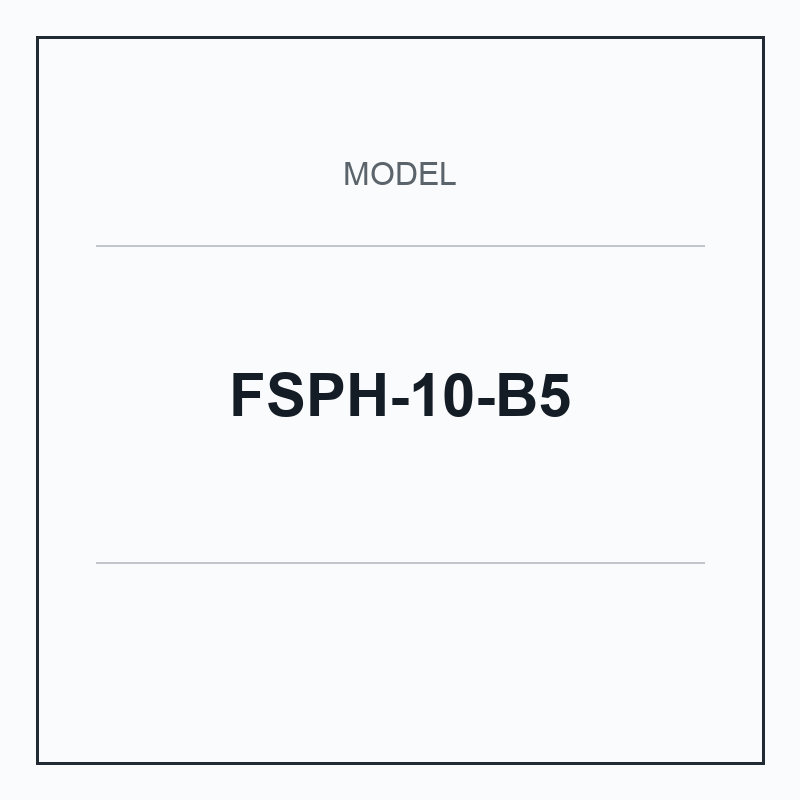 FSPH-10-B5 threaded vacuum cup mount fitting