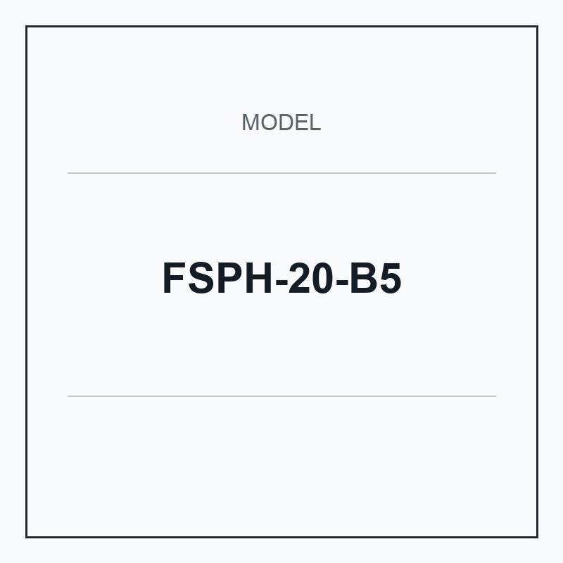 FSPH-20-B5 threaded vacuum cup mount fitting