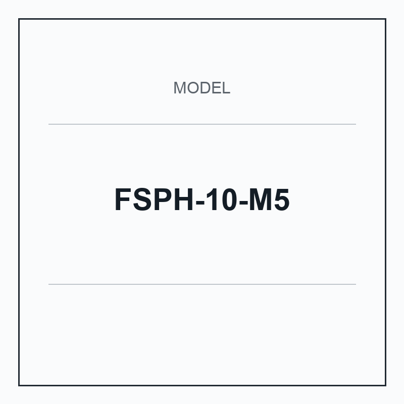 FSPH-10-M5 threaded vacuum cup mount fitting