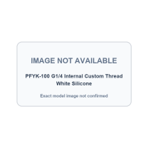 PFYK-100 G1/4 Internal Custom Thread White Silicone exact product image not confirmed