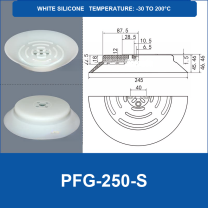 PFG PA Series Flat Vacuum Suction Cups in Silicone and Nitrile Rubber-BOLTTE