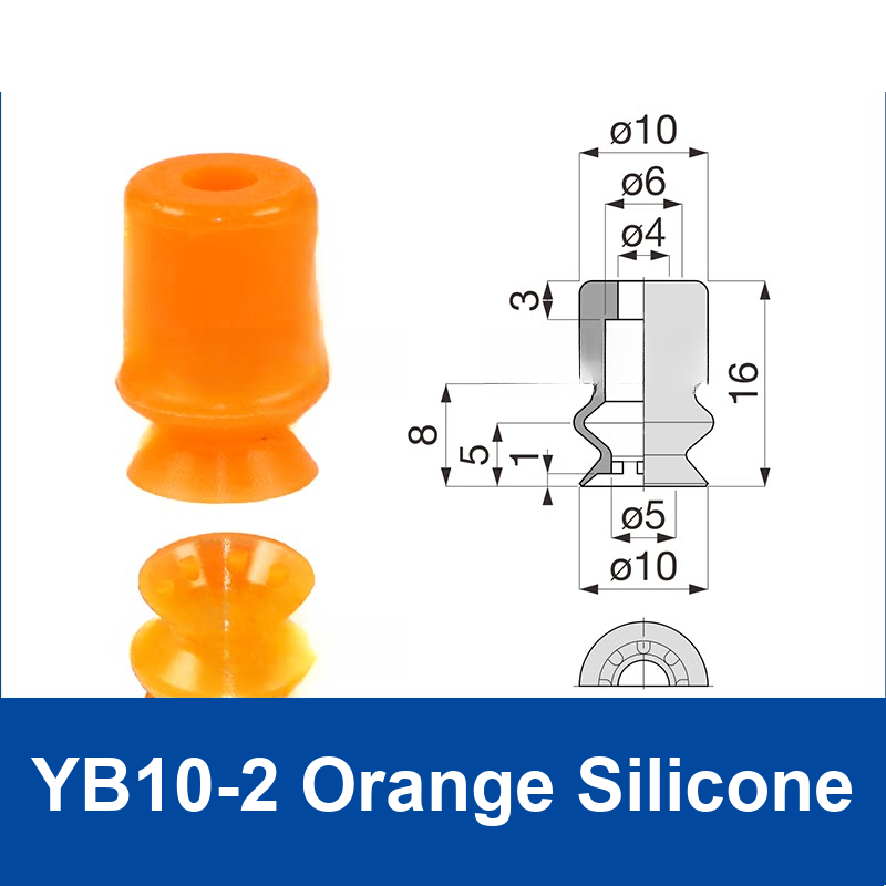 YB10-2 Orange Silicone | clean product image