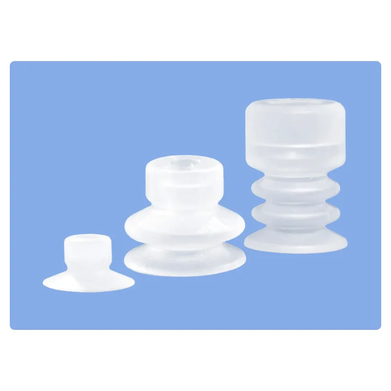 10Pcs/lot Manipulator vacuum suction cup silica gel  resistant suction nozzle pneumatic accessories Head mounting hole 5mm-BOLTTE