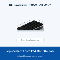 Grapas de espuma de vacío integradas para paletizado robótico, 60-160 mm