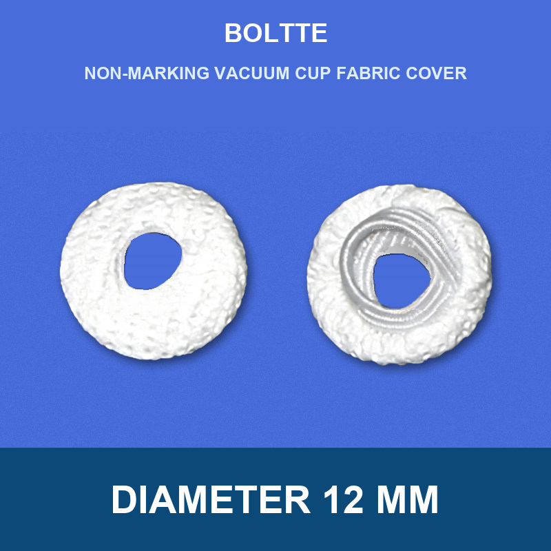 Diameter 12 mm non-marking vacuum cup fabric cover