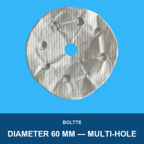 Diameter 60 mm — Multi-Hole non-marking vacuum cup fabric cover