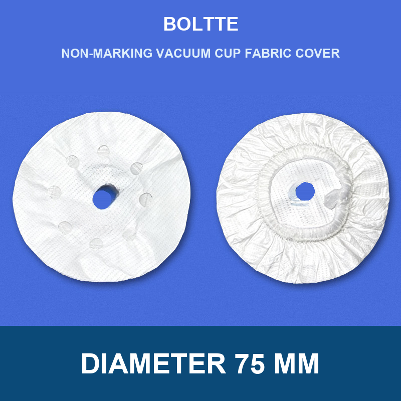 Diameter 75 mm non-marking vacuum cup fabric cover