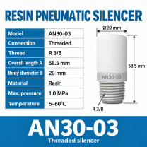 AN30-03 - Threaded - dimensions