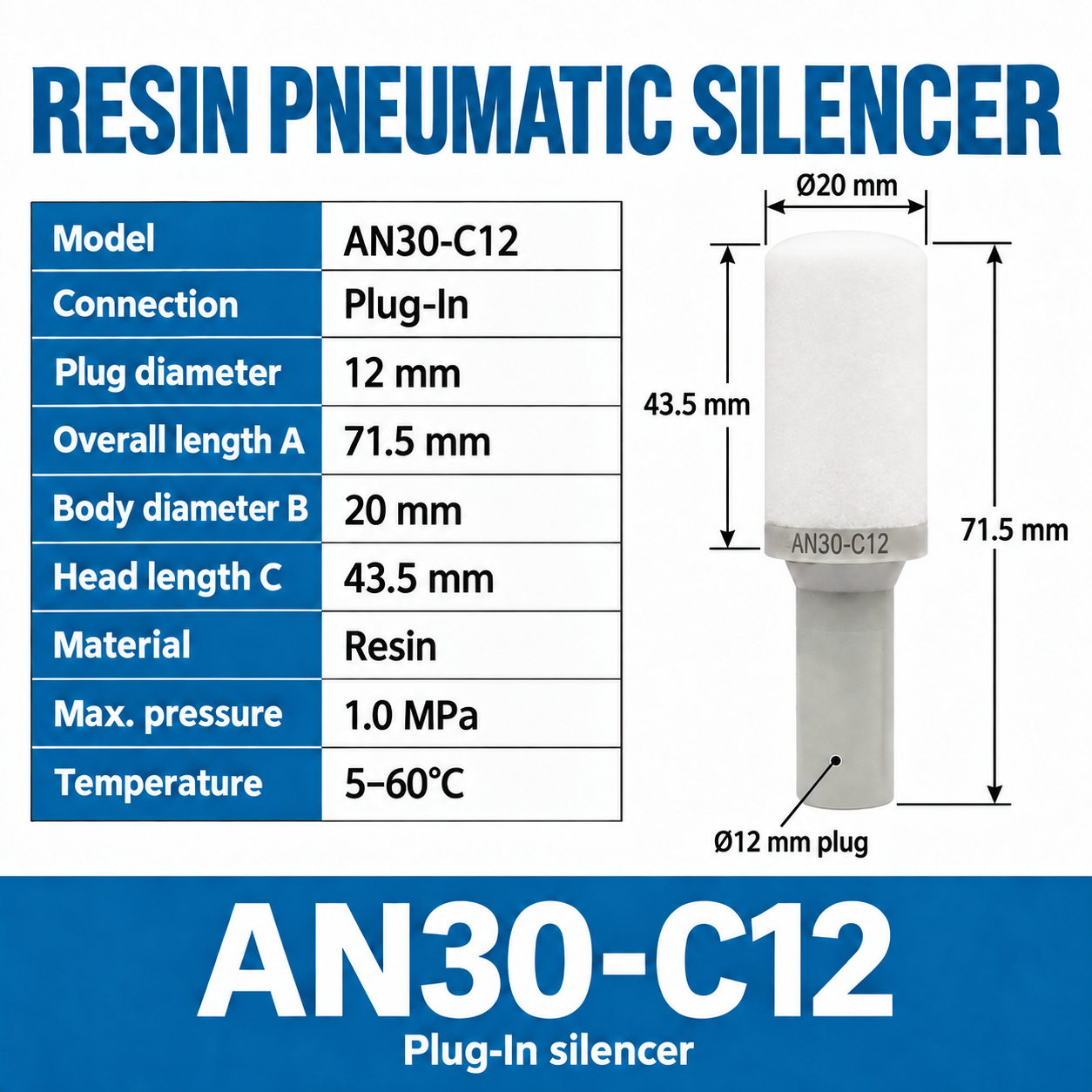 AN30-C12 - Plug-In - dimensions