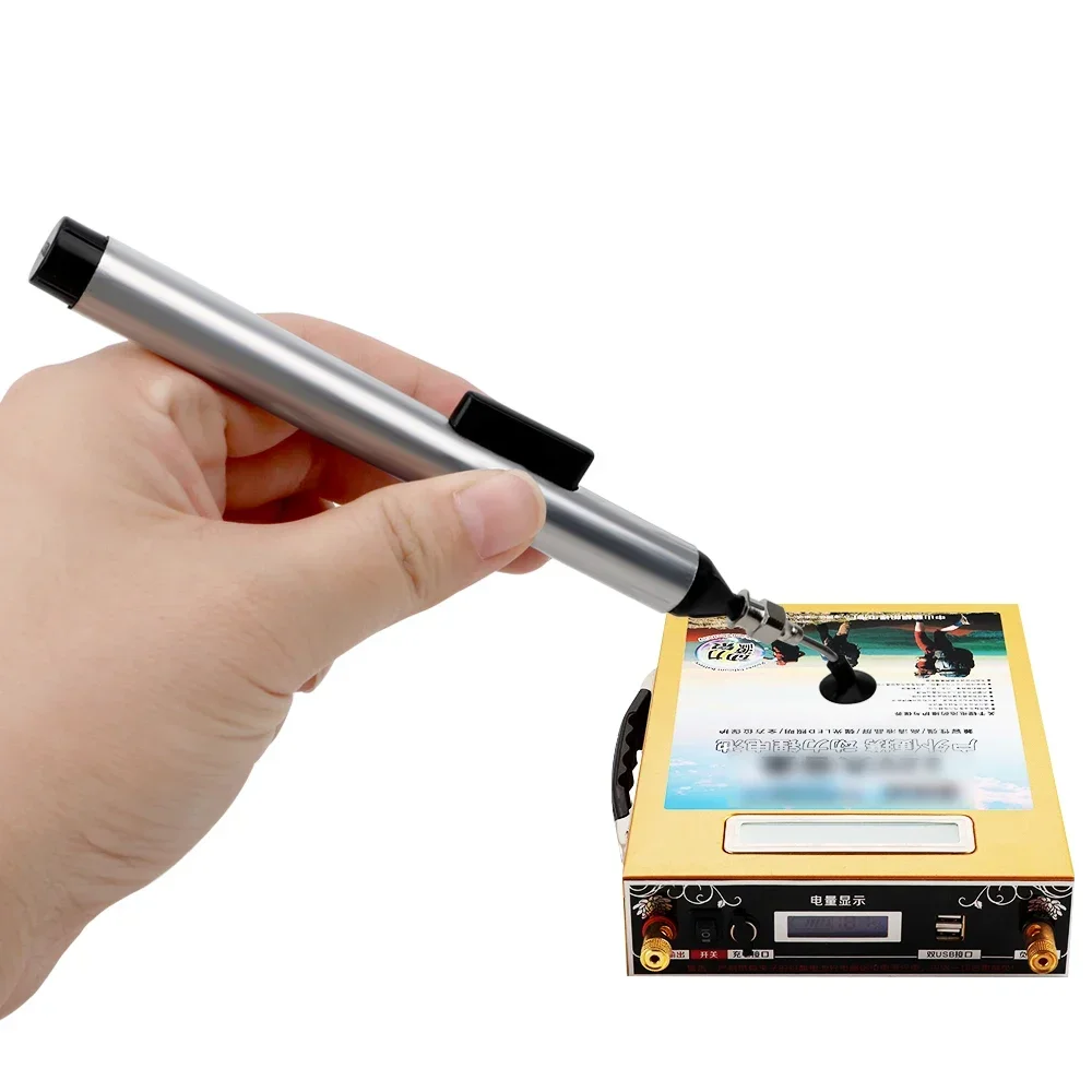 Manually Pumping Vacuum Suction Pen, IC Chip SMD Picker Hand Tool Set with 3 Sizes Suction Tips for Electronics & Lens Handling-BOLTTE