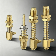 M14 Side-Inlet Rotary and Anti-Rotation Vacuum Cup Mounting Fittings