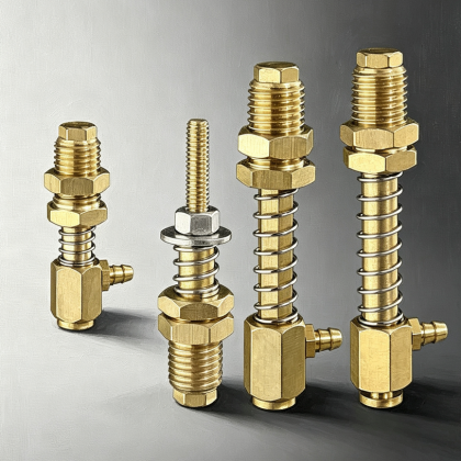 M14 Side-Inlet Rotary and Anti-Rotation Vacuum Cup Mounting Fittings