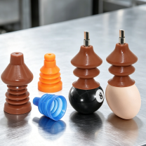 SBS Series Spherical Silicone Vacuum Suction Cups for Egg Handling