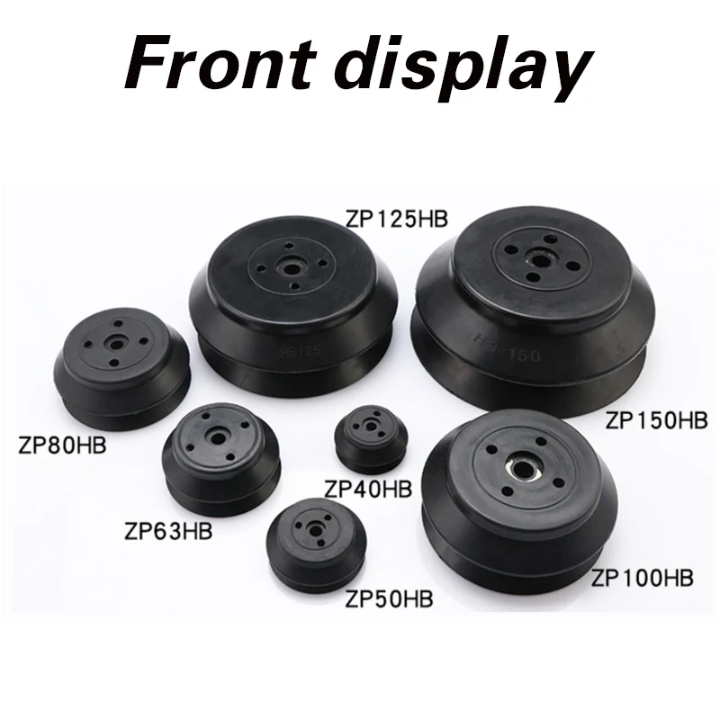 Mechanical arm vacuum suction cup industrial ZPT-HB40/50/63/80/100/125 double-layer silicone heavy-duty pneumatic-BOLTTE
