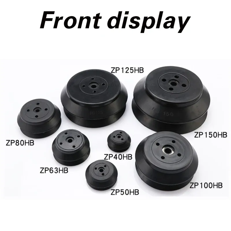 Mechanical arm vacuum suction cup industrial ZPT-HB40/50/63/80/100/125 double-layer silicone heavy-duty pneumatic-BOLTTE