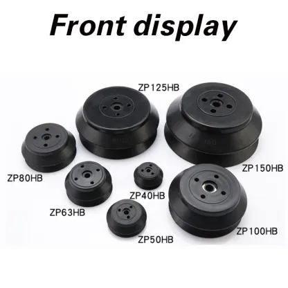 Mechanical arm vacuum suction cup industrial ZPT-HB40/50/63/80/100/125 double-layer silicone heavy-duty pneumatic-BOLTTE
