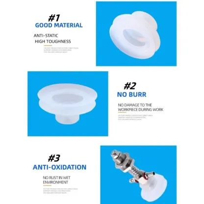 Robot vacuum sucker industrial silicone sucker single double triple layer SP/ DP/ MP series pneumatic accessories.-BOLTTE