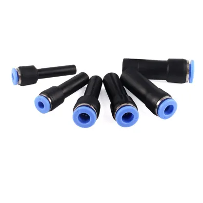 1PCS Or 5PCS Pneumatic Fittings Plug Push in Reducer through PGJ 6/8/10/12mm Tube To 4/6/8/10mm Tube Air Connector-BOLTTE