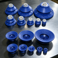 SAB Series NBR Bellows Vacuum Suction Cups with Threaded Fittings
