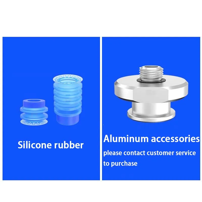 ZP3P Pneumatic Vacuum Suction Cup Soft Bag Open Sucker ZP3P-T20/25/35/50JT5SF ForMulti-layer Corrugated Film Plastic Bag Opening-BOLTTE