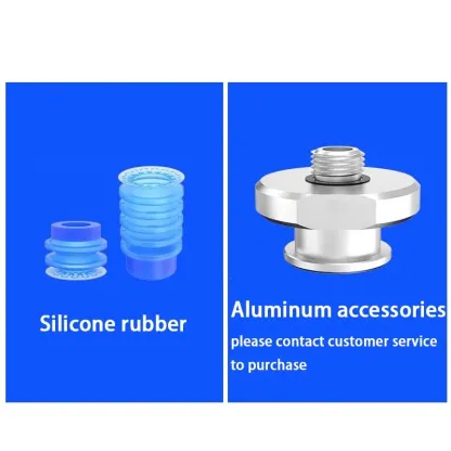 ZP3P Pneumatic Vacuum Suction Cup Soft Bag Open Sucker ZP3P-T20/25/35/50JT5SF ForMulti-layer Corrugated Film Plastic Bag Opening-BOLTTE