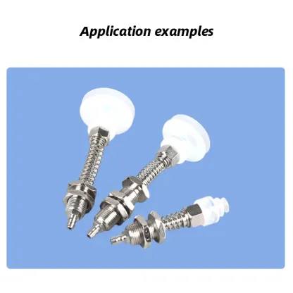 10Pcs/lot Manipulator vacuum suction cup silica gel  resistant suction nozzle pneumatic accessories Head mounting hole 8mm-BOLTTE