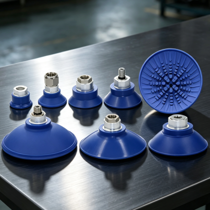 SAF Nitrile Rubber Vacuum Suction Cups and Anti-Rotation Fittings