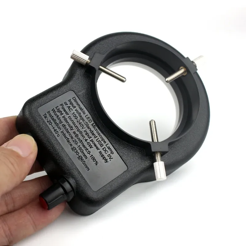 LED USB Output Adjustable DC 5V Shadowless Ring Light Iluminator Lamp For Industry Stereo Microscope Industrial Camera-BOLTTE
