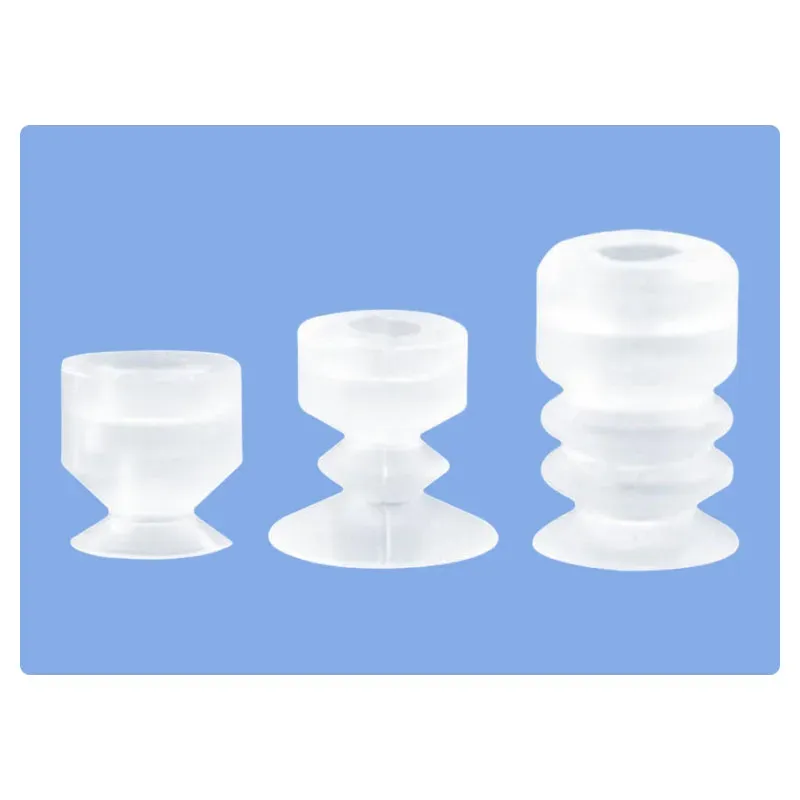 10Pcs/lot Manipulator vacuum suction cup silica gel  resistant suction nozzle pneumatic accessories Head mounting hole 8mm-BOLTTE