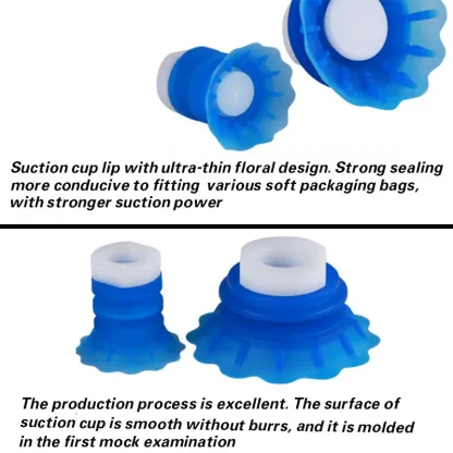 Open bag vacuum suction cup industrial STP35S/60S suction soft packaging silicone mechanical arm accessories suction nozzle lip-BOLTTE