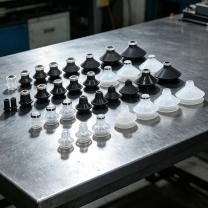 ZP-U Series Flat Vacuum Suction Cups & Buckle Rings