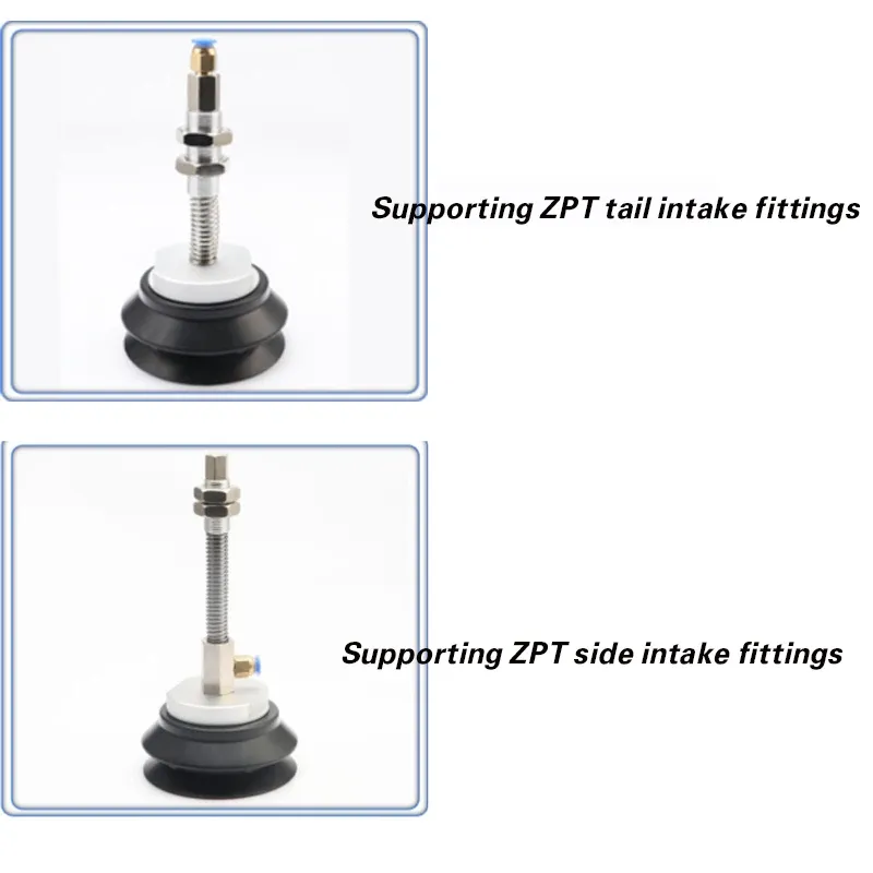 Mechanical arm vacuum suction cup industrial ZPT-HB40/50/63/80/100/125 double-layer silicone heavy-duty pneumatic-BOLTTE