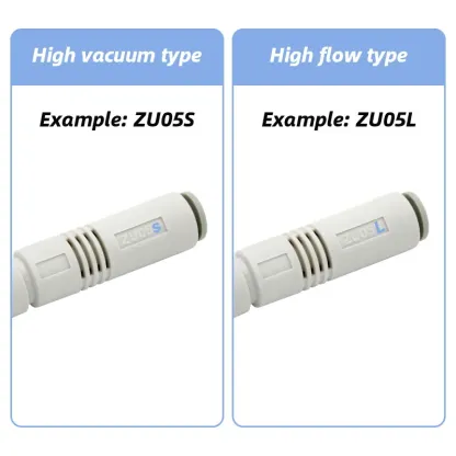 manipulator ZU05S ZU07S  ZU05L ZU07L Large flow Pneumatic Vacuum Ejector vacuum negative pressure generator-BOLTTE
