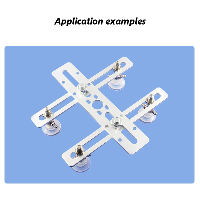 Oblique arm machine, jig frame, manipulator accessories, clamps, holders, vacuum suction cup seat fixed 200X200mm-BOLTTE