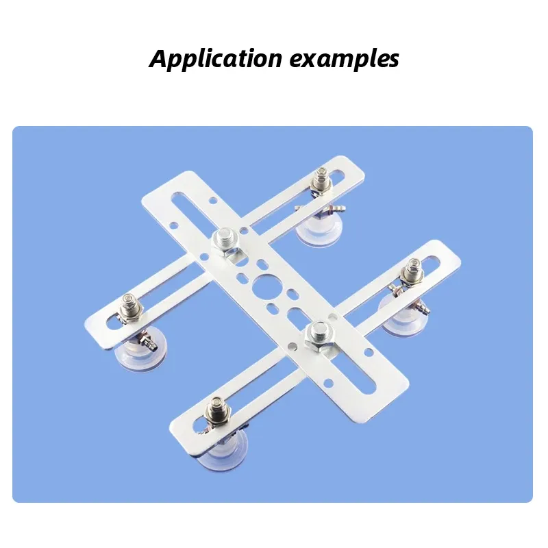 Oblique arm machine, jig frame, manipulator accessories, clamps, holders, vacuum suction cup seat fixed 200X200mm-BOLTTE