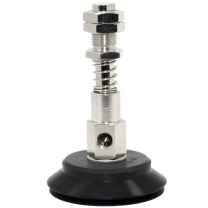 PJYS Spring-Loaded Side-Port Vacuum Cup Assemblies – Silicone/NBR, 60–80 mm, 10/30 mm Stroke