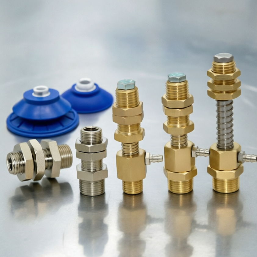 M14/M16 Vacuum Cup Holders and Spring-Loaded Buffer Mounts
